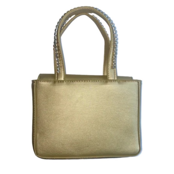 Gold Rhinestone Strap Bag - Picture 1 of 4